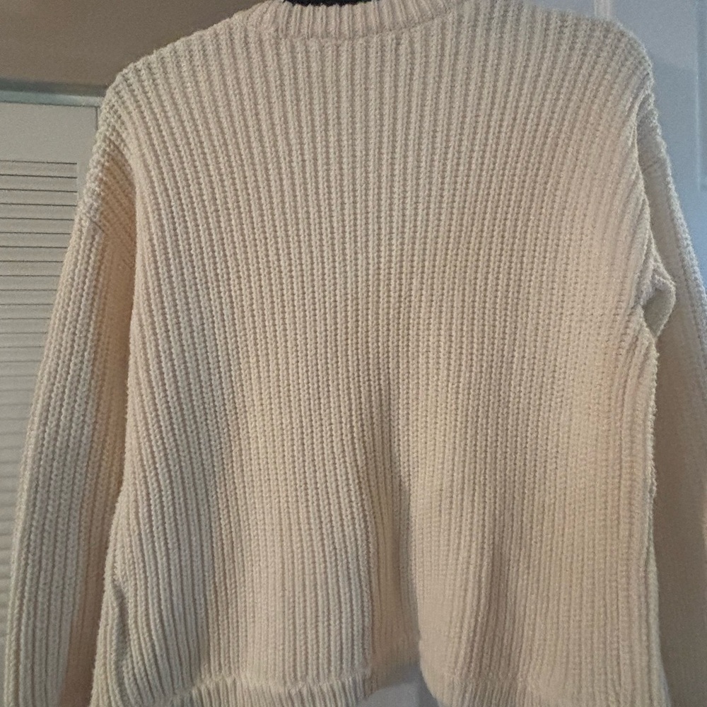 MADEWELL CREAM COLOR SWEATER. - Picture 5 of 5